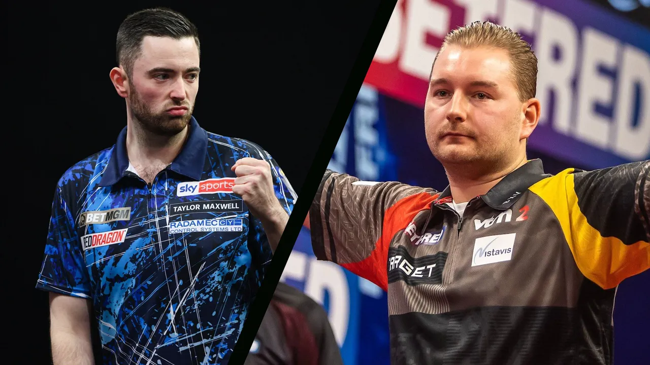 Spielplan Donnerstagabend beim World Matchplay 2024 mit Luke Humphries gegen Dimitri van den Bergh