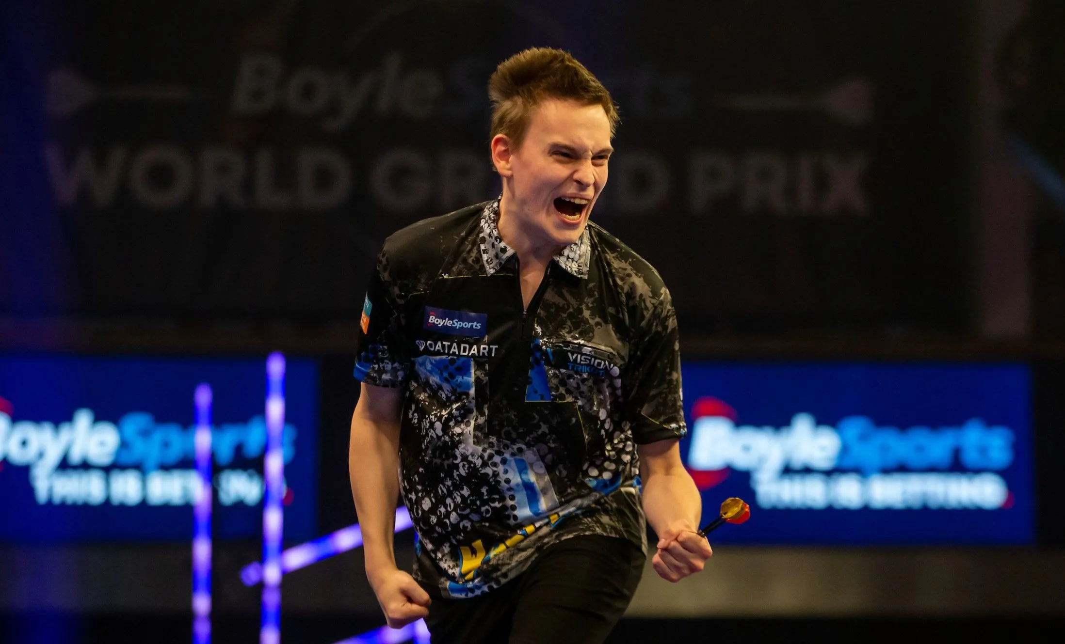 Spielplan Sonntagnachmittag bei den Czech Darts Open 2024 mit zwei Deutschen