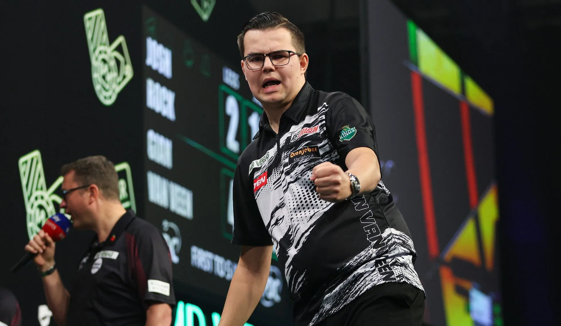 Gian van Veen demontiert Stephen Bunting und verpasst historischen Grand-Slam-Rekord nur knapp