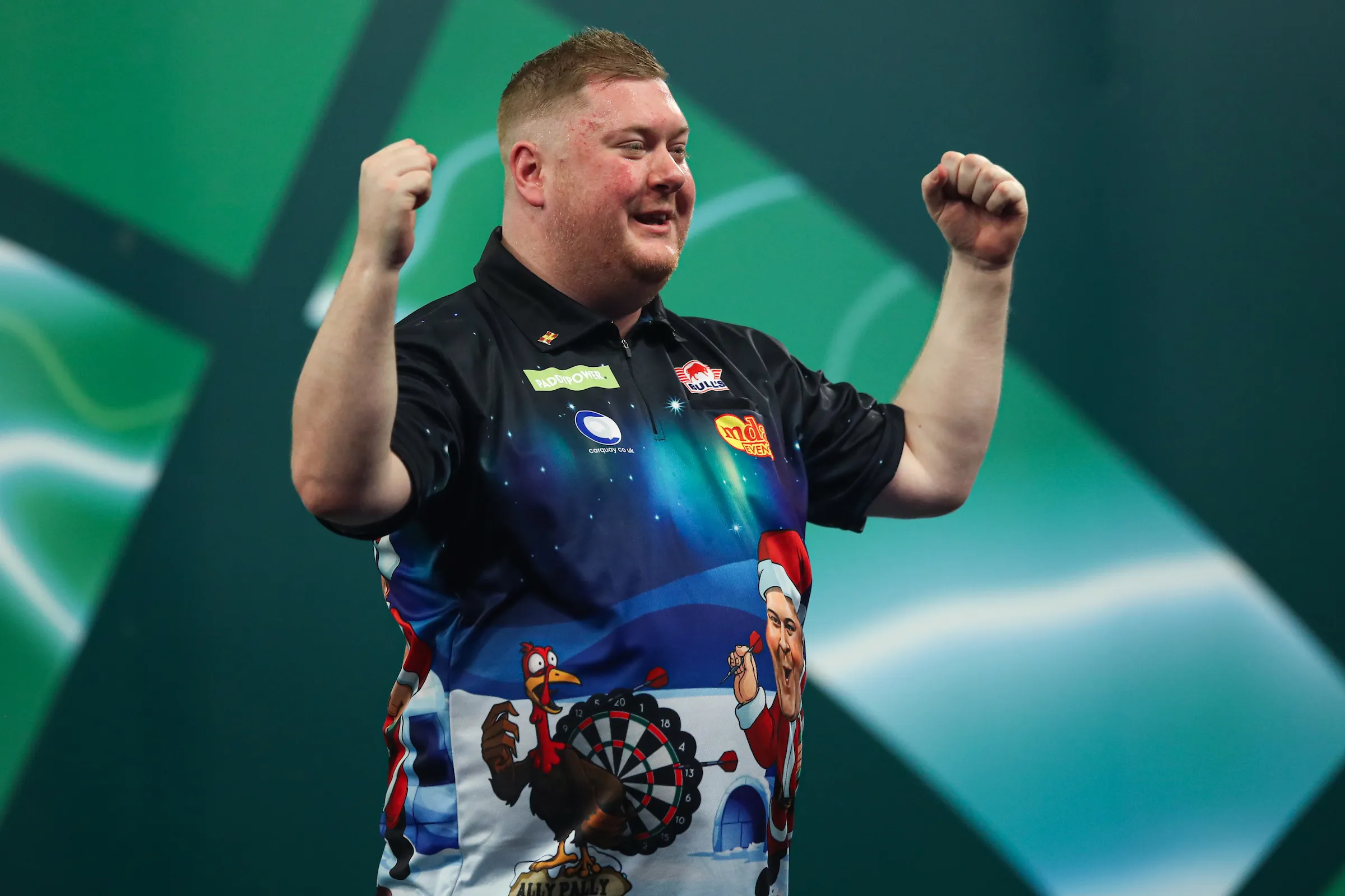 Ricky Evans kämpft sich am Australier Mathers vorbei und zieht in Runde zwei der Darts-WM ein