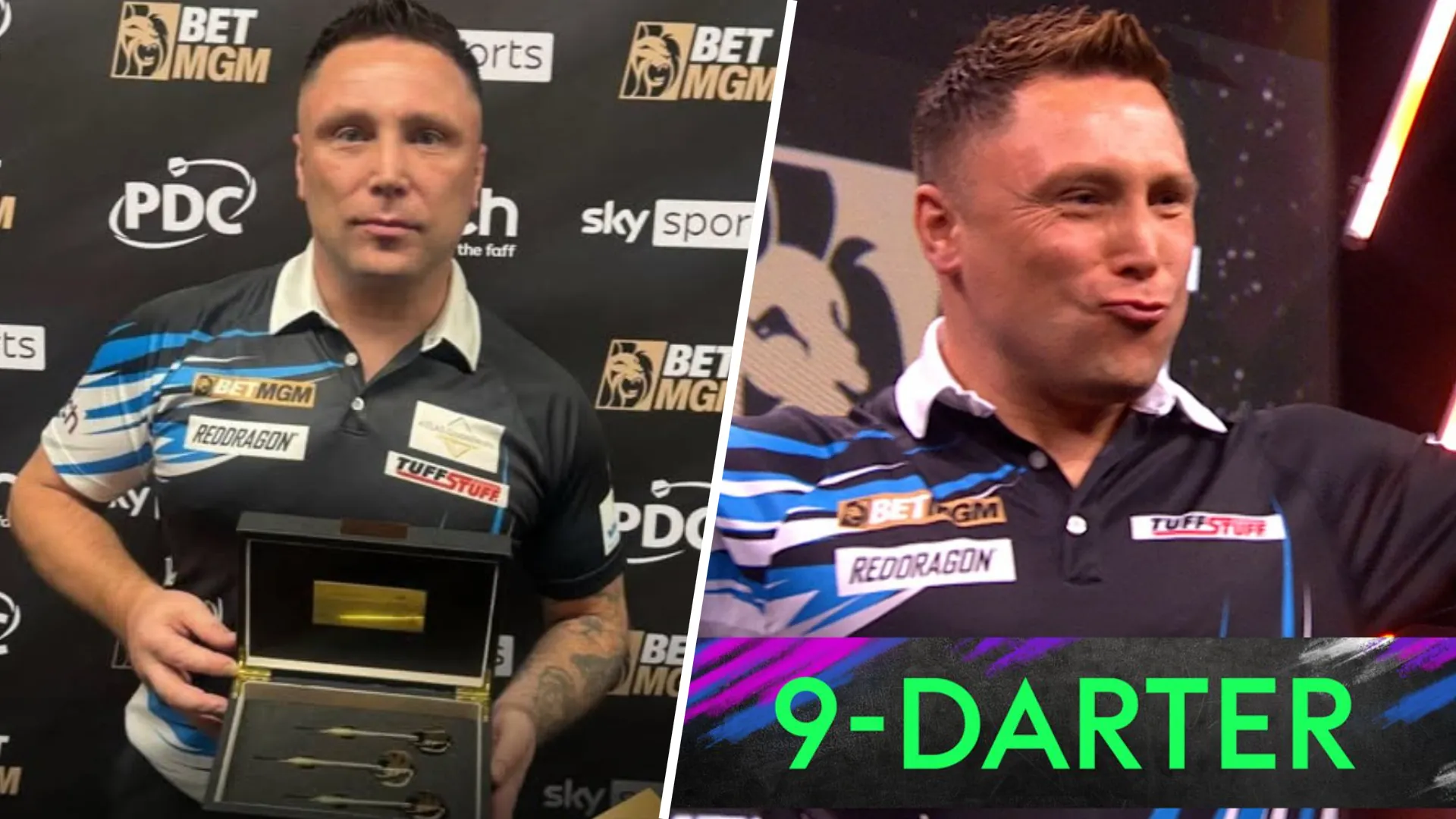 Gerwyn Price erhält nach 9-Darter sehr teures goldenes Dart-Set: "Kein Geld der Welt kann dieses Set ersetzen"