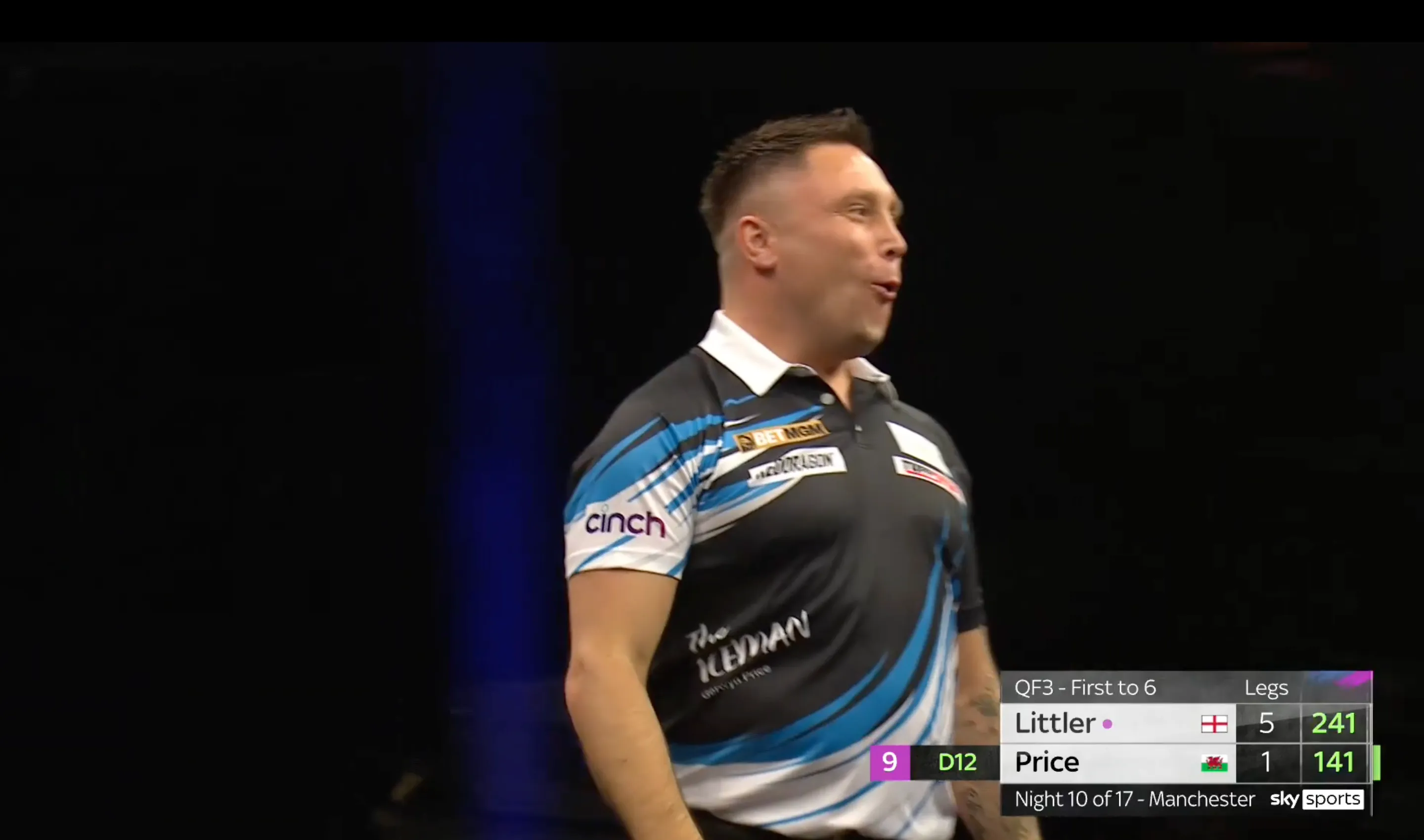 VIDEO: Gerwyn Price wirft den 9-Darter gegen Luke Littler bei dessen Heimspiel - Rekord gebrochen