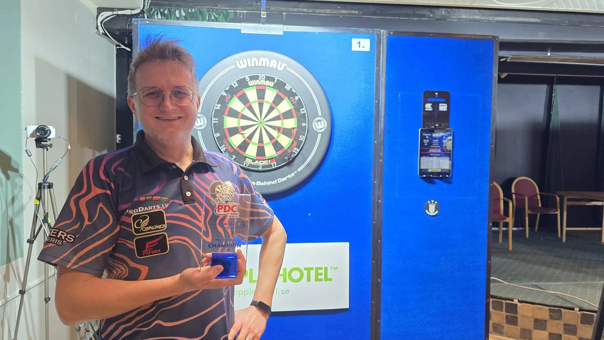 Überraschender lettischer Darter bleibt nach seinem Sieg auf der PDC Nordic & Baltic Tour nüchtern: ''Nur der Endstand zählt''