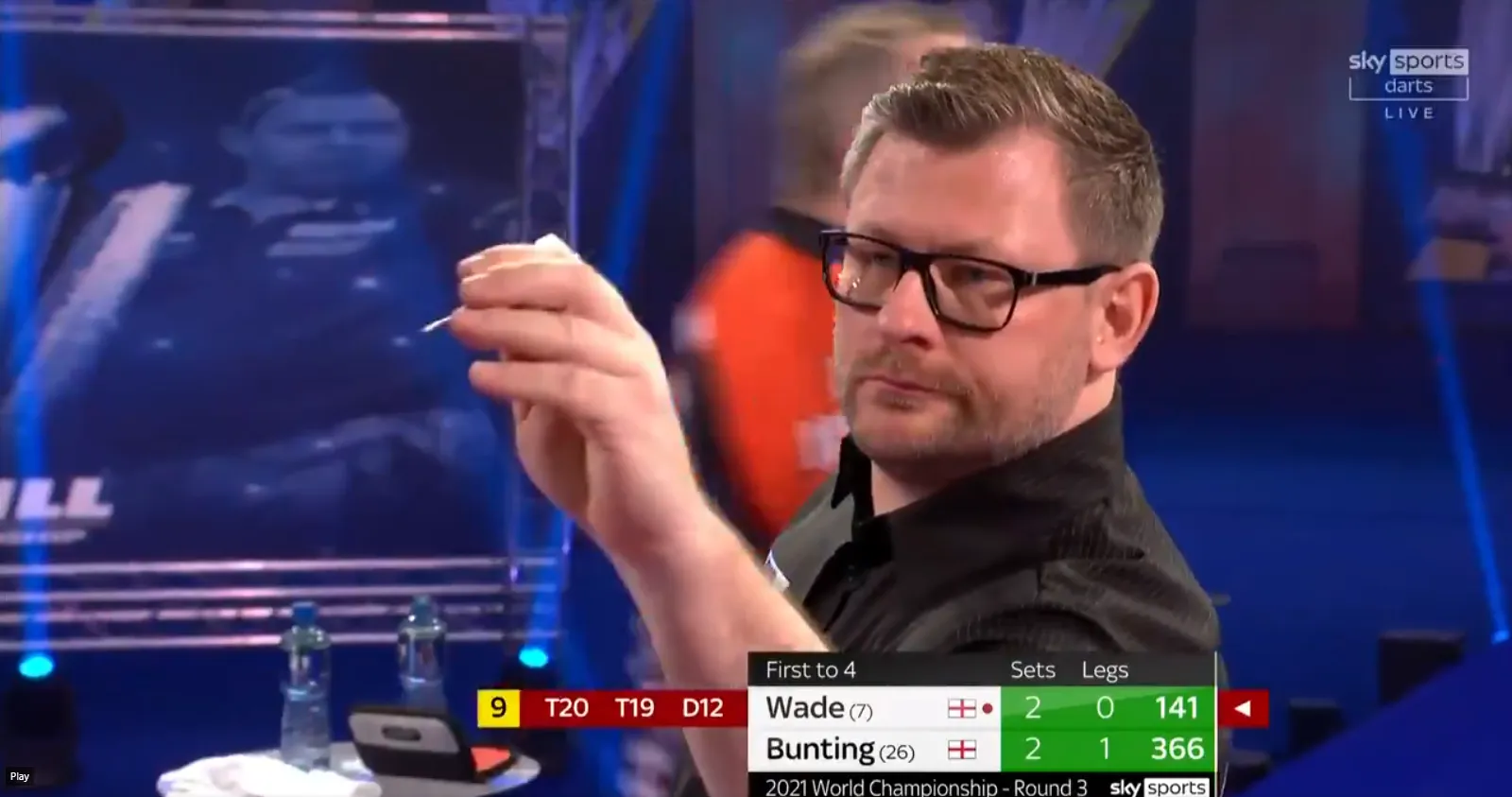 VIDEO: Wade gooit eerste negendarter in vijf jaar op WK Darts