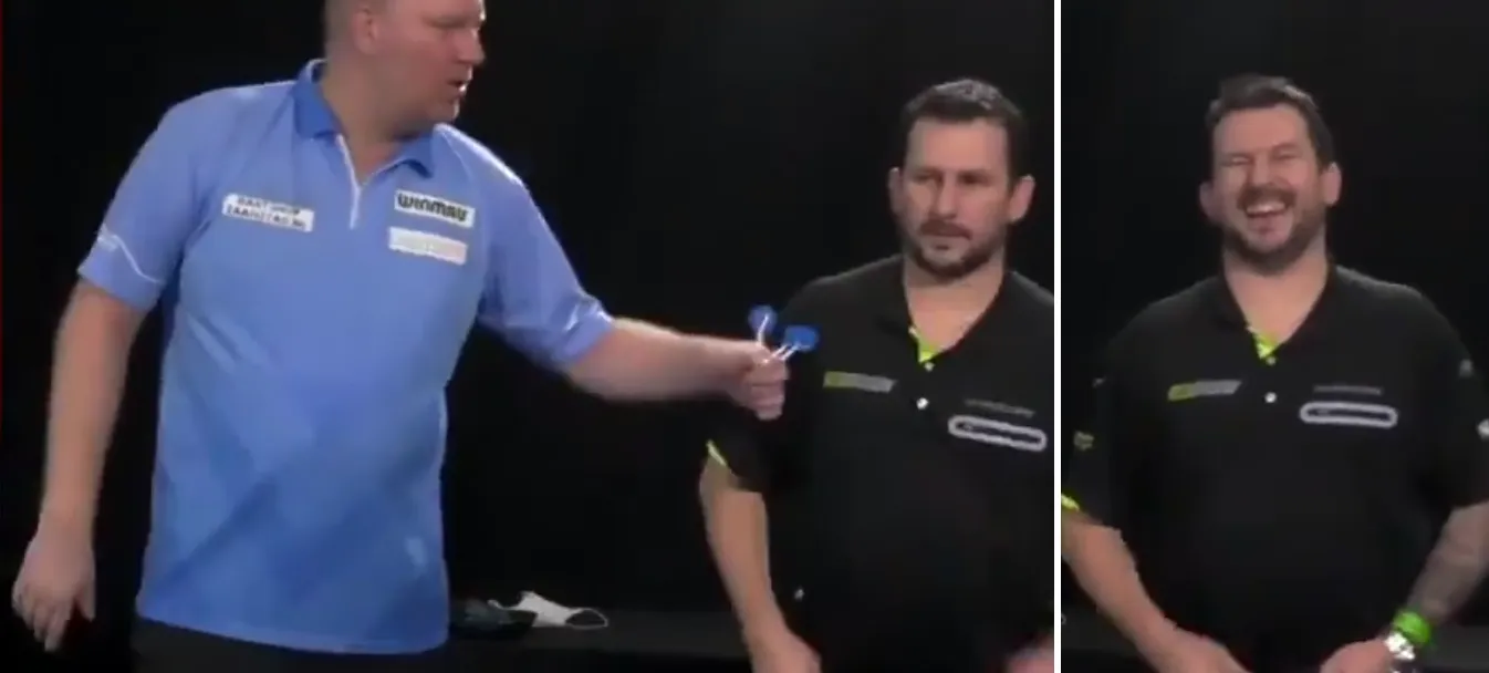 VIDEO: Grappig moment in halve finale tussen Clayton en Van der Voort op Super Series