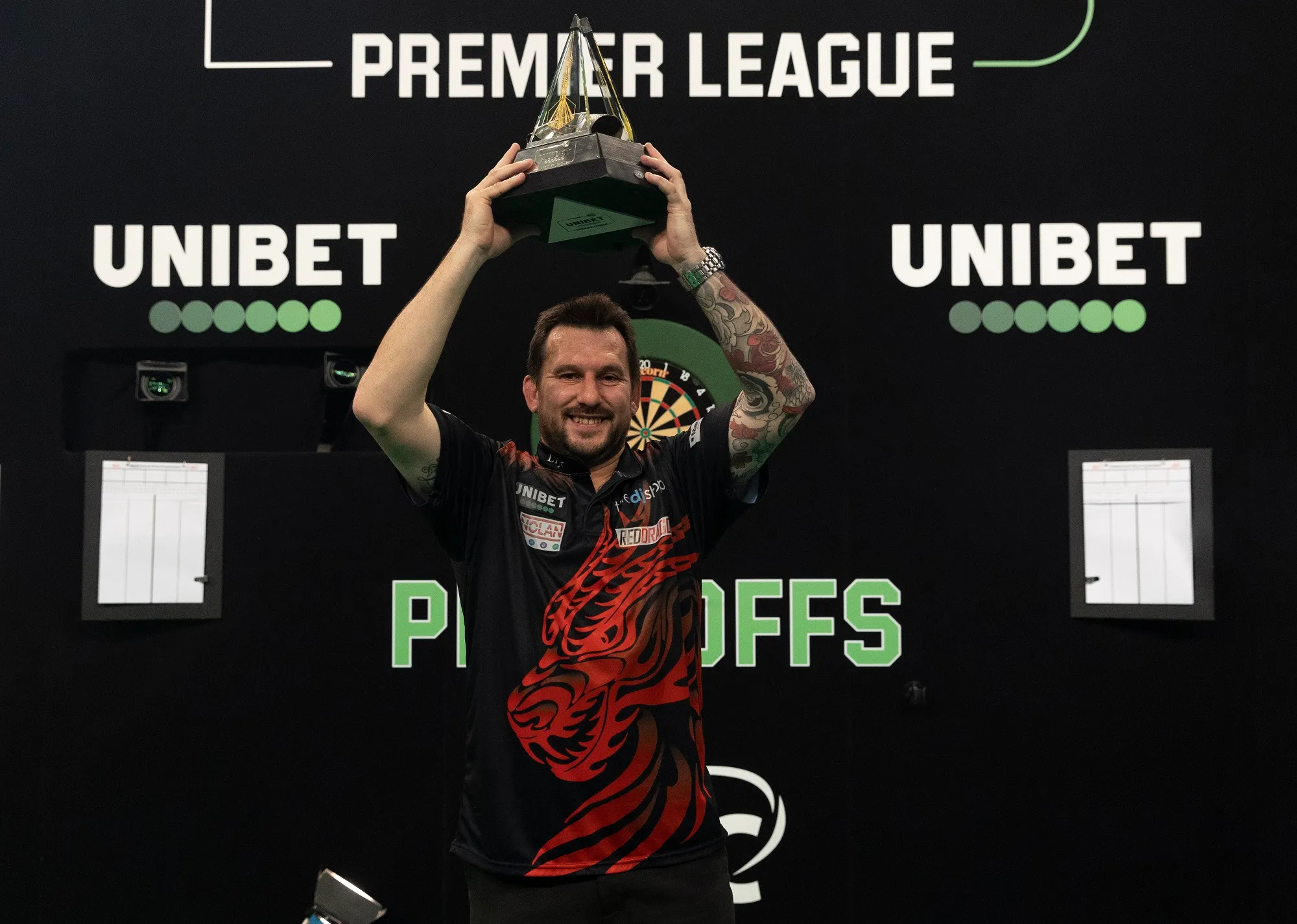 Verdeling prijzengeld Premier League Darts 2022 met prijzenpot van 1 miljoen pond