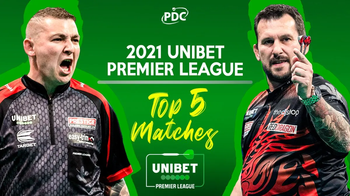 VIDEO: Dit waren de vijf beste wedstrijden van de Premier League Darts 2021