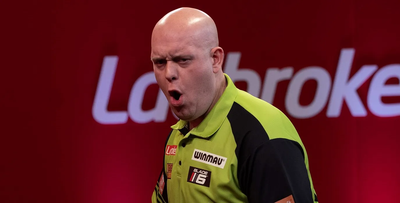 Van Gerwen wint demonstratietoernooi in Newcastle