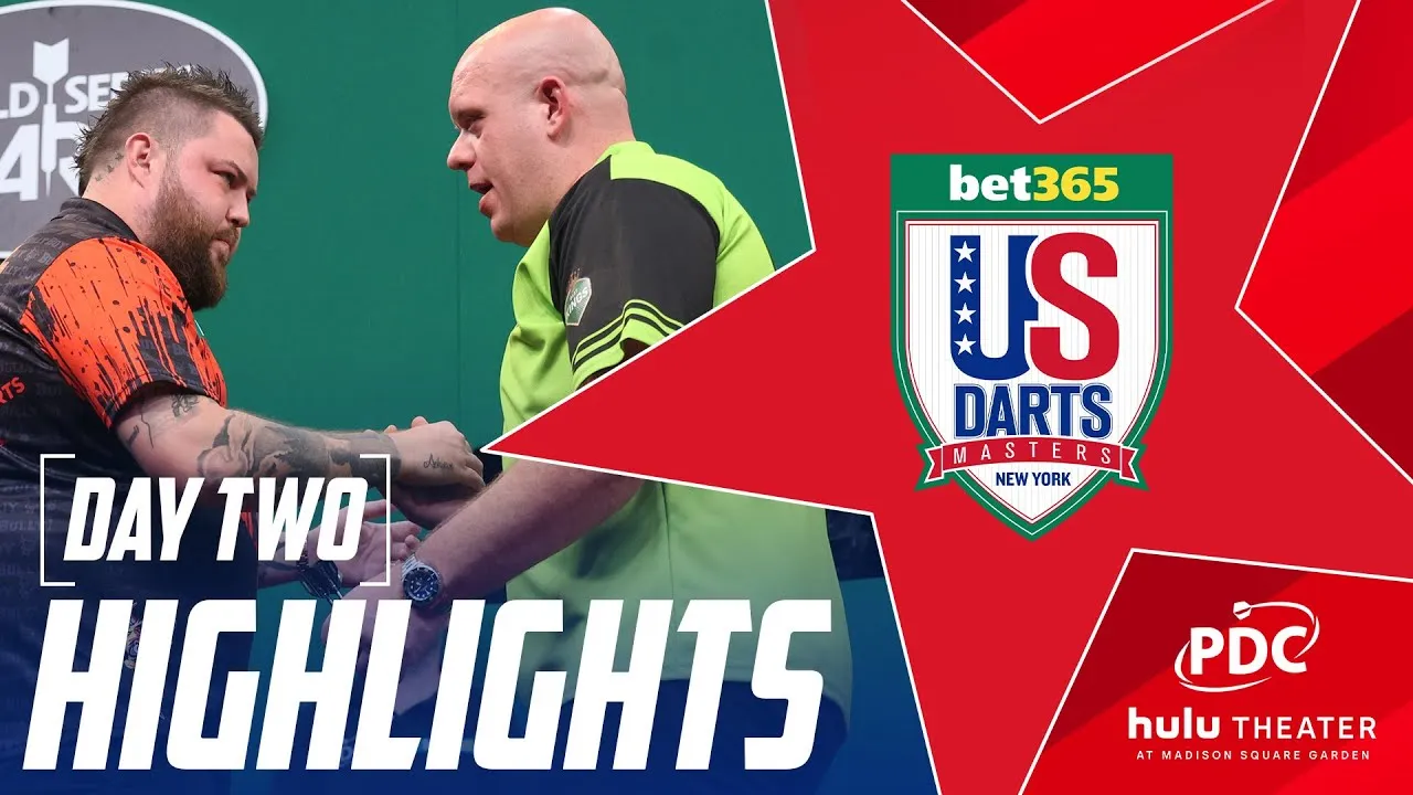 VIDEO: Hoogtepunten van finaledag US Darts Masters