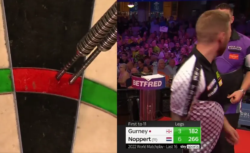 VIDEO: Noppert pakt Gurney terug met heerlijke no-look 180'er