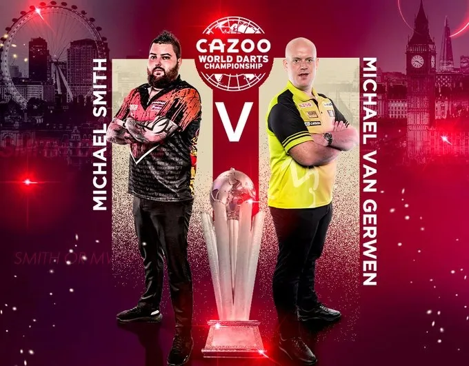 Voorbeschouwing finale WK Darts 2023: Van Gerwen en Smith strijden dinsdagavond om wereldtitel
