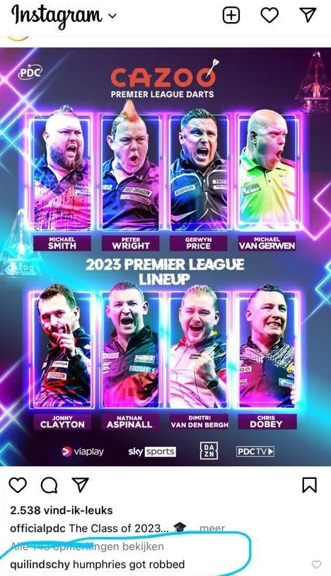 PDC-commentatoren eensgezind: Van Gerwen en Clayton halen play-offs Premier League