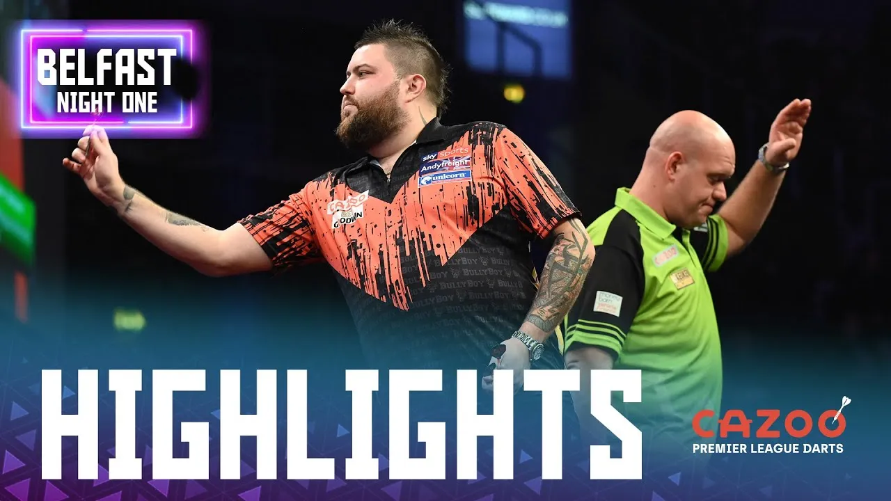 VIDEO: Hoogtepunten van eerste speelronde Premier League Darts met herhaling WK-finale en fabelachtig optreden van debutant