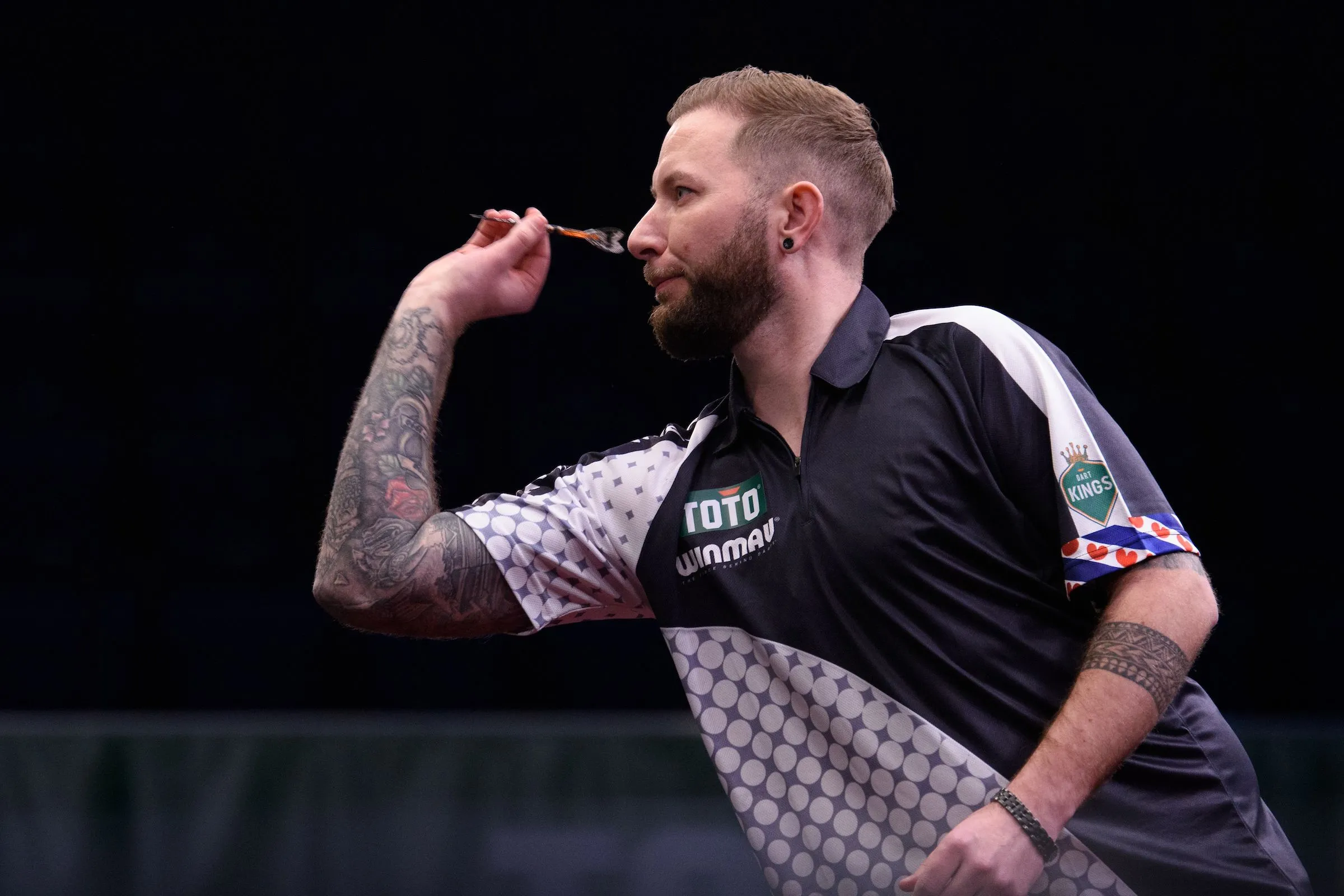 Danny Noppert wint de 50.000ste leg in de historie van de European Tour