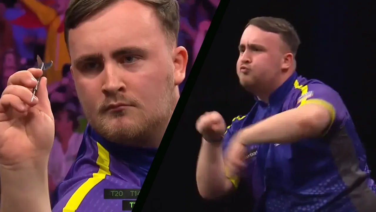 VIDEO: Luke Littler gooit 'The Big Fish' tijdens Premier League in Newcastle
