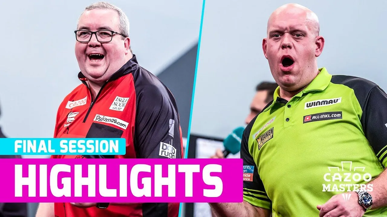 VIDEO: Hoogtepunten van finalesessie Masters inclusief fraaie zege van Bunting op Van Gerwen in Masters-finale