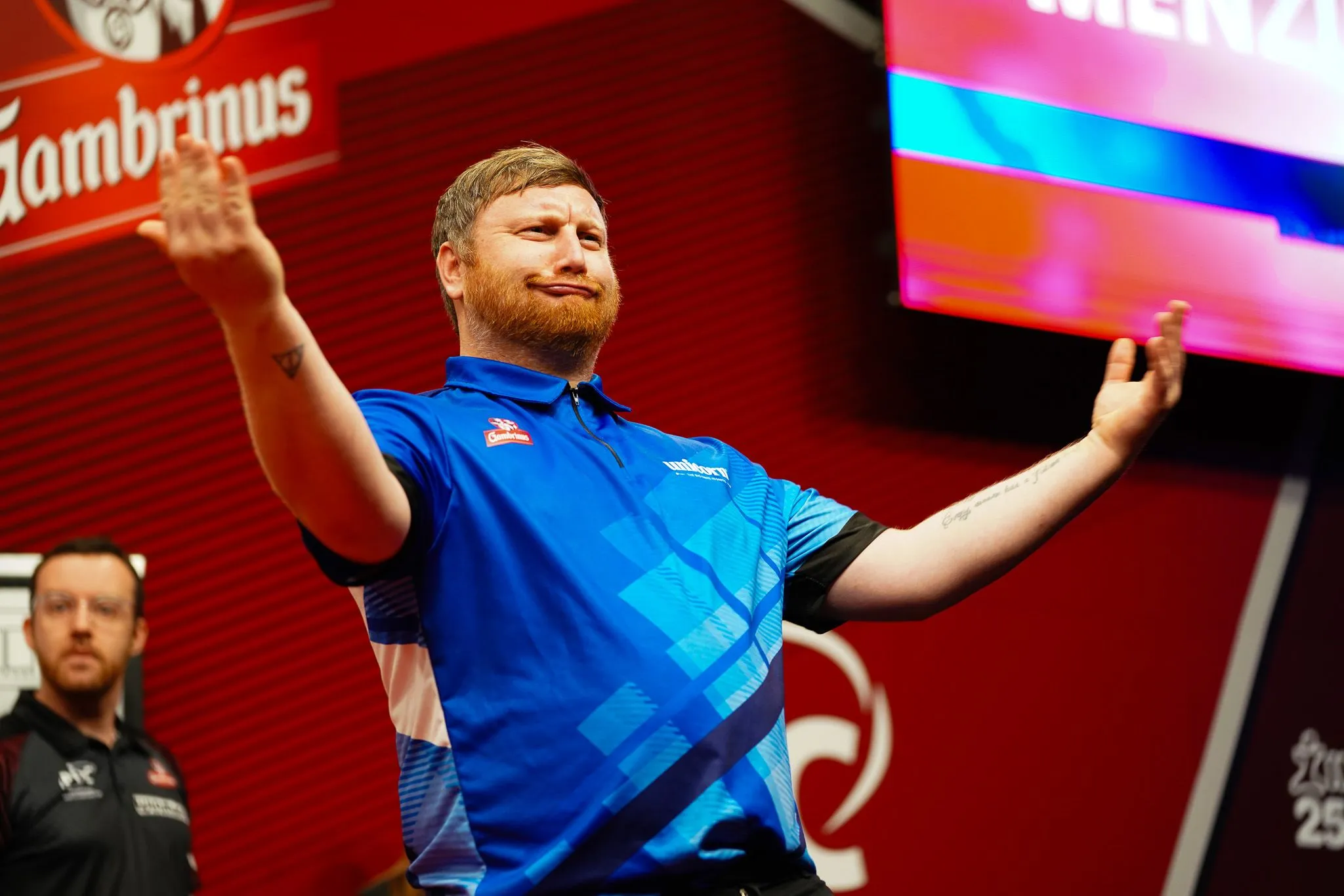 "Kom op, dikke klootzak" - Cameron Menzies krijgt lachers, maar mogelijk ook tuchtcommissie op zijn dak met uitspraken tijdens Players Championship 29