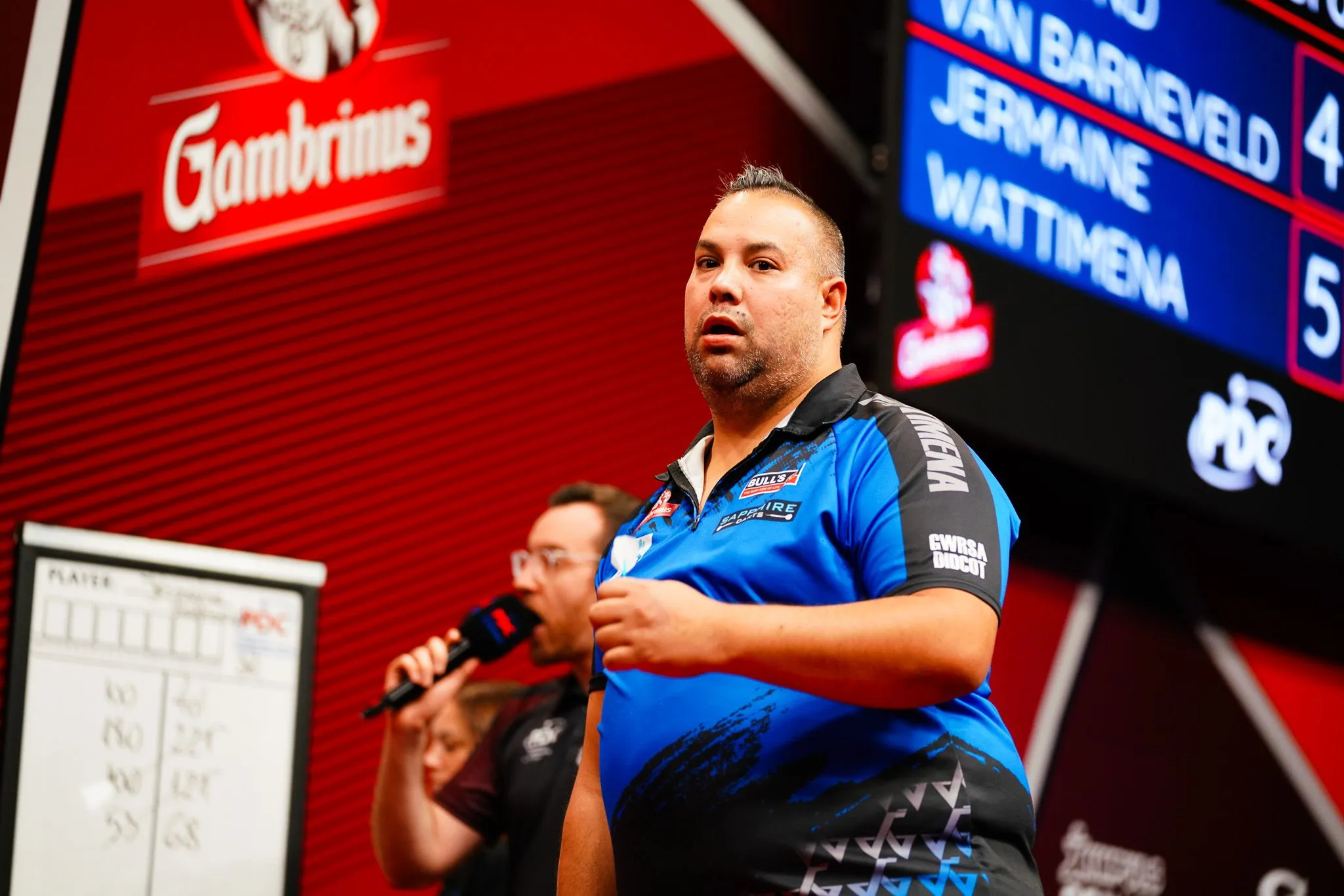 LIVEBLOG European Darts Grand Prix: Wattimena vanmiddag niet meer in actie door brandalarm, Van Veen en Nijman wel naar tweede ronde