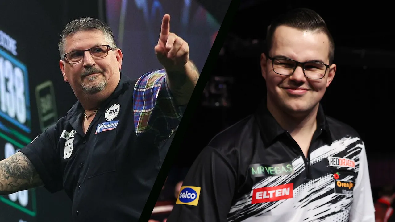 Speelschema Grand Slam of Darts 2024 op zaterdag met Anderson-Van Veen en Wattimena-Littler
