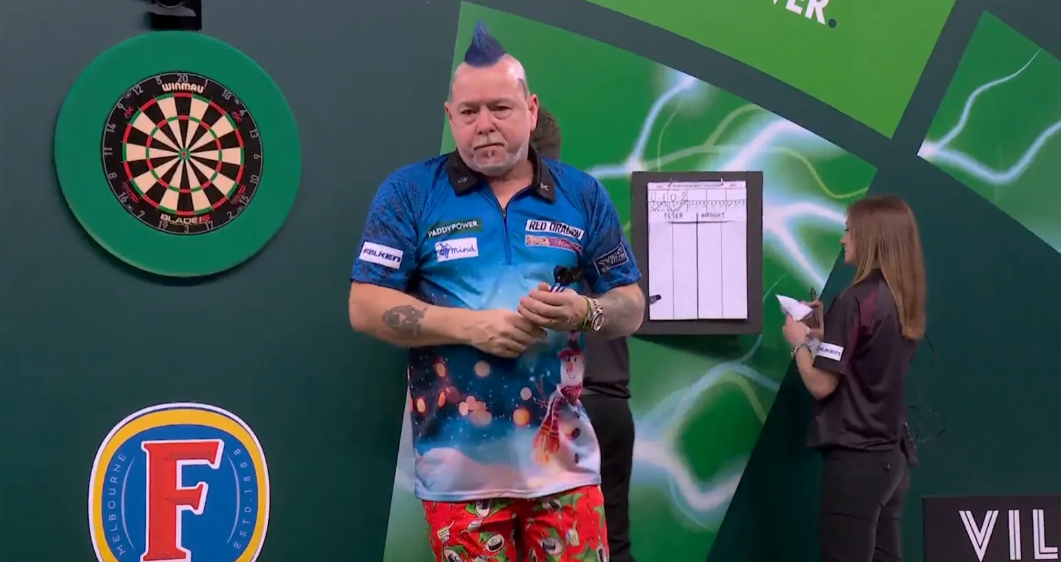 Dit is waarom Peter Wright geen dansje deed voorafgaand aan wedstrijd tegen Jermaine Wattimena