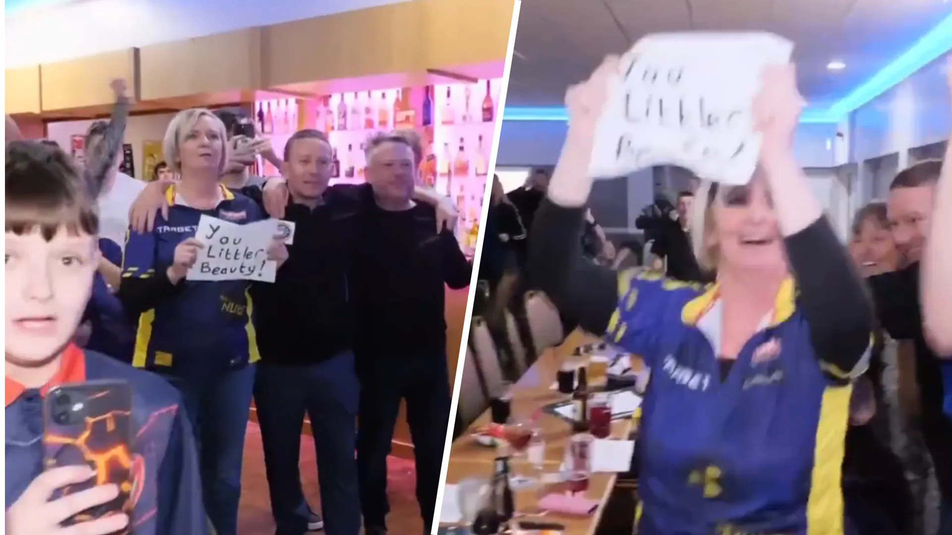 VIDEO: Dartsacademie waar Luke Littler opgroeide gaat uit zijn dak bij beslissende dubbel