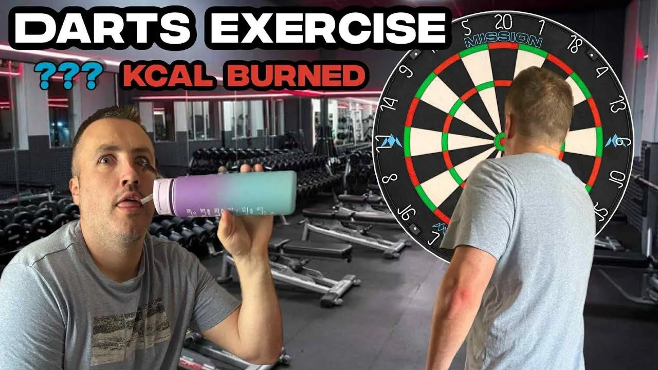 VIDEO: Hoeveel calorieën verbrand je met een uur darten?