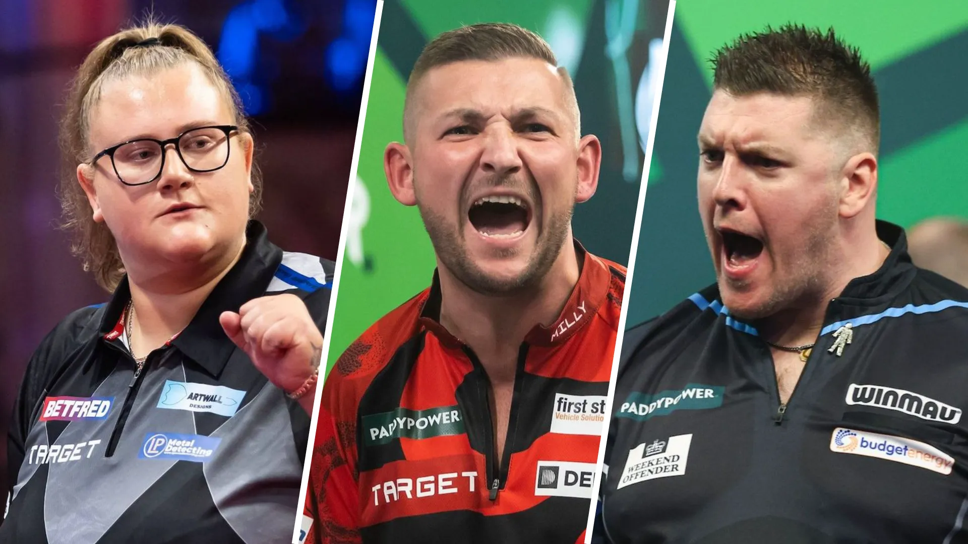 Beau Greaves & Nathan Aspinall & Daryl Gurney