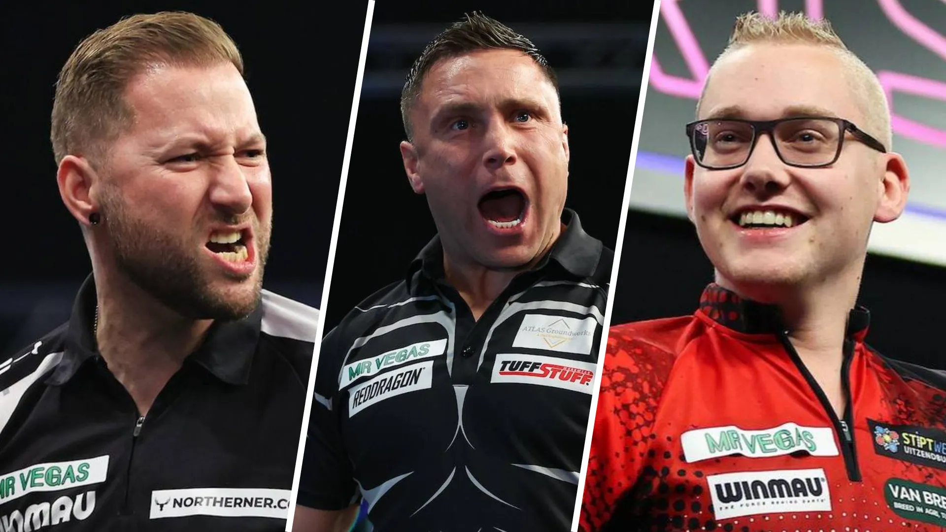 Danny Noppert, Gerwyn Price & Jurjen van der Velde