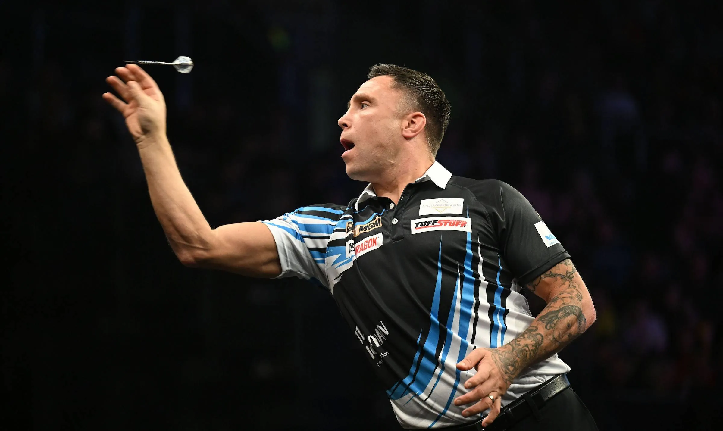 Gerwyn Price in actie