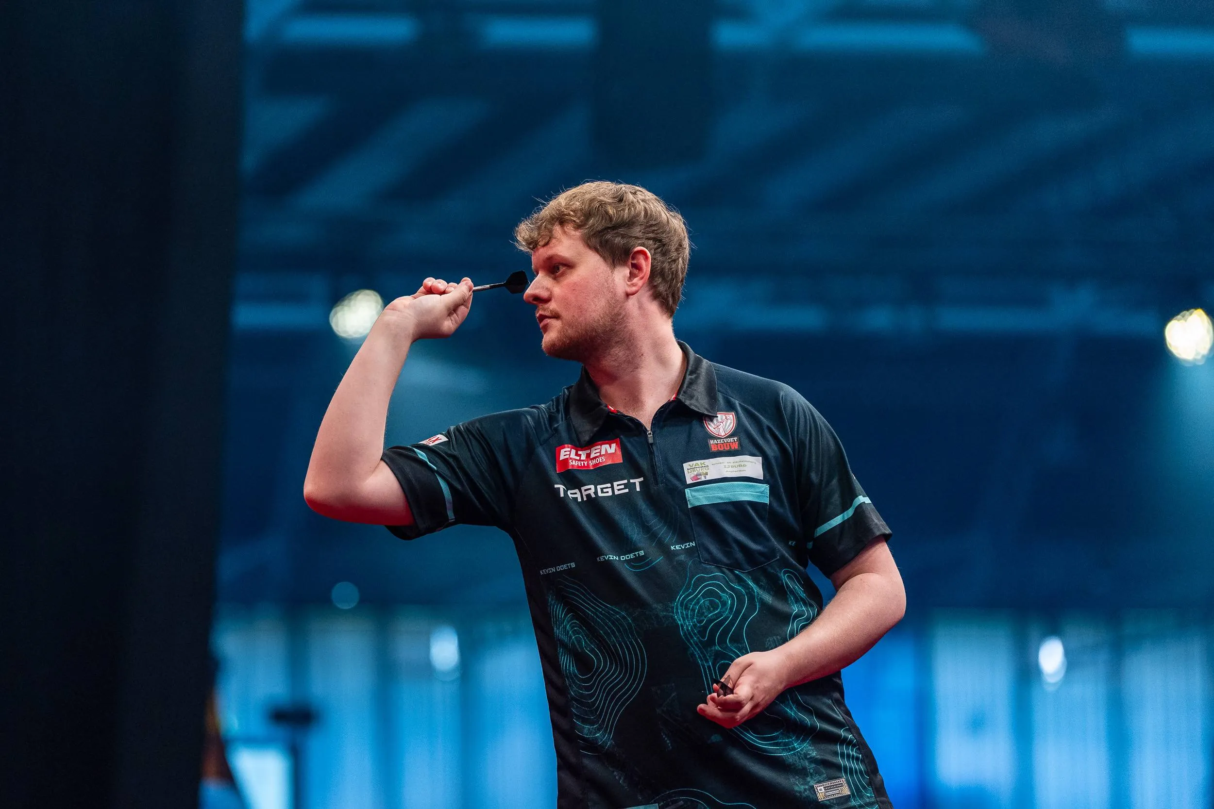 Kevin Doets in actie