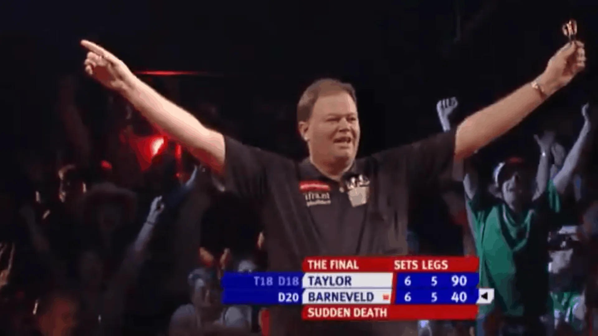 THROWBACK VIDEO: De legendarische WK-finale tussen Raymond van Barneveld en Phil Taylor uit 2007