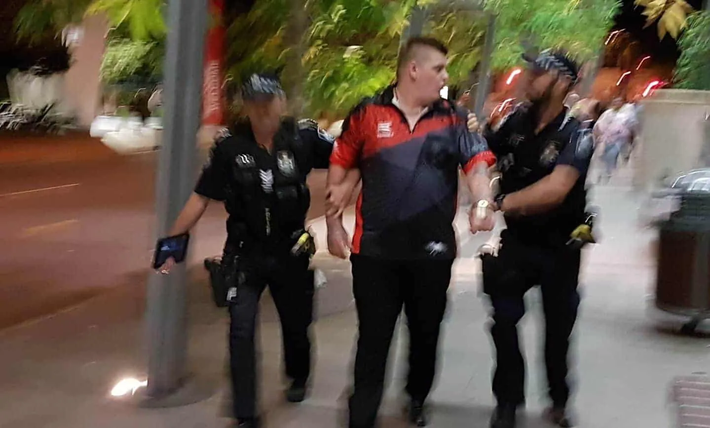 'Cadby betrokken bij incident in Brisbane maar niet gearresteerd'