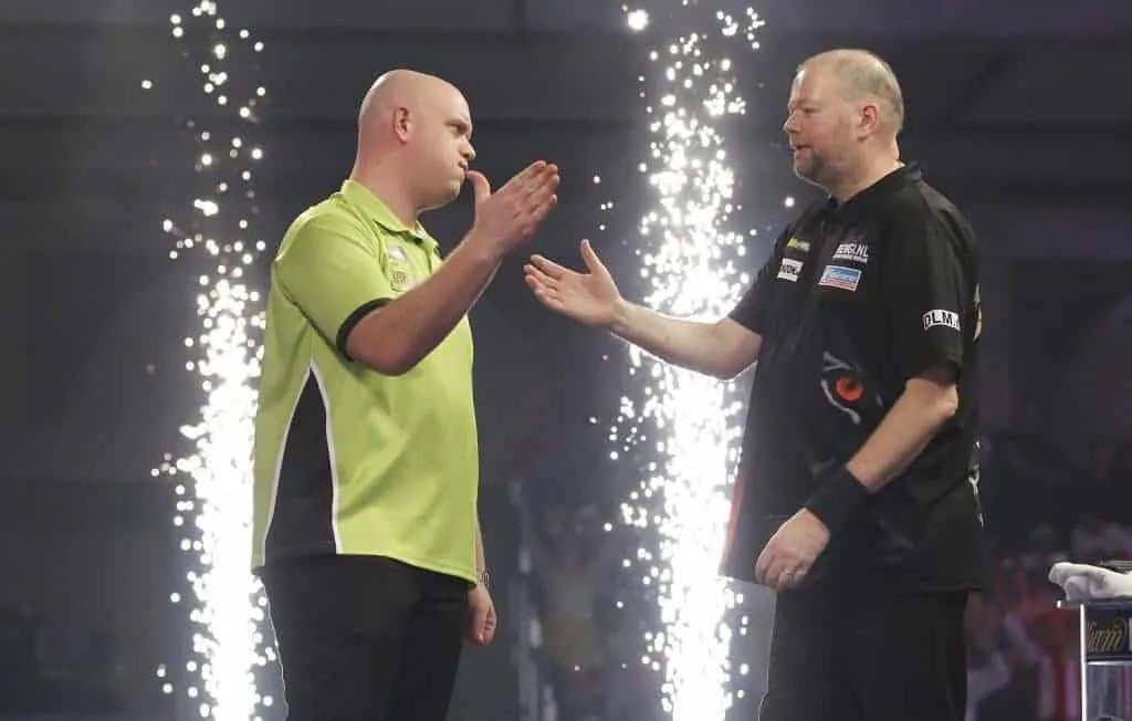 Dit zijn de top-10 hoogste wedstrijdgemiddeldes op het WK Darts (1994-2023)