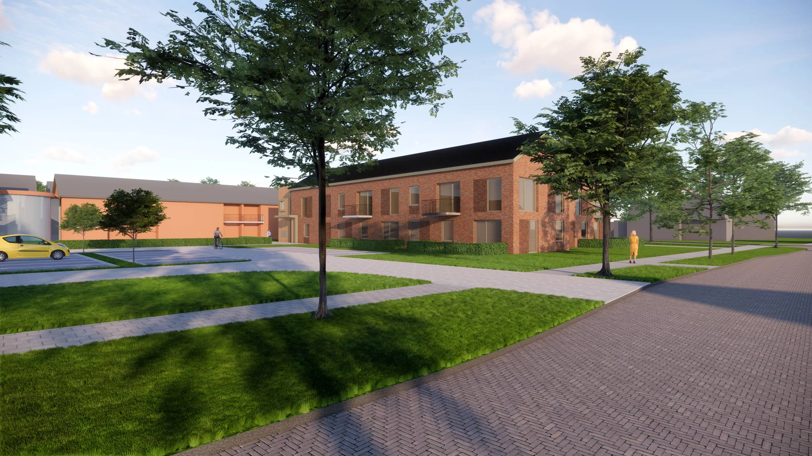de wijk impressie nieuwbouwaanleunwoningen woonzorgcentrum dunninghe de wijk