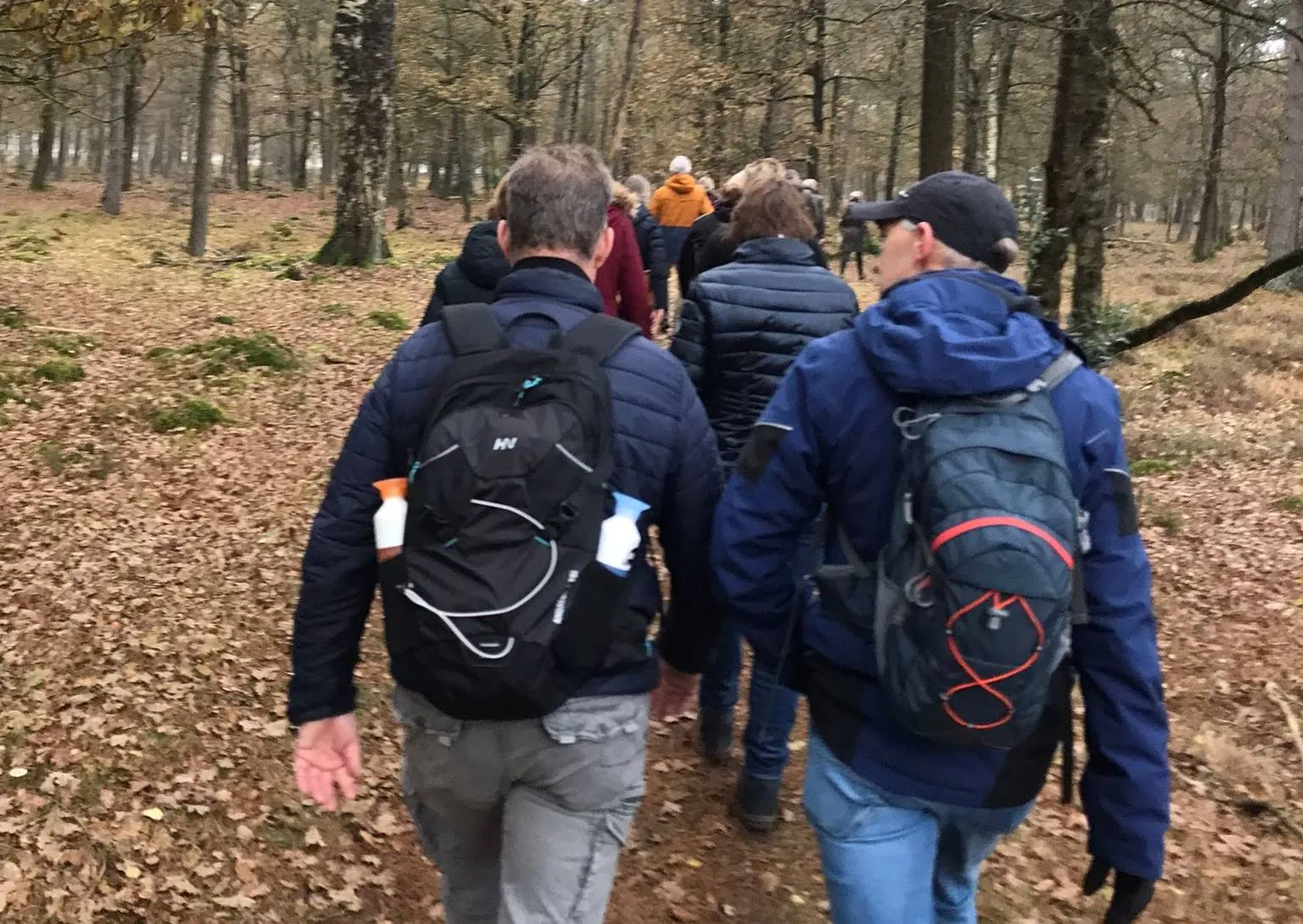 echten herfstwandeling