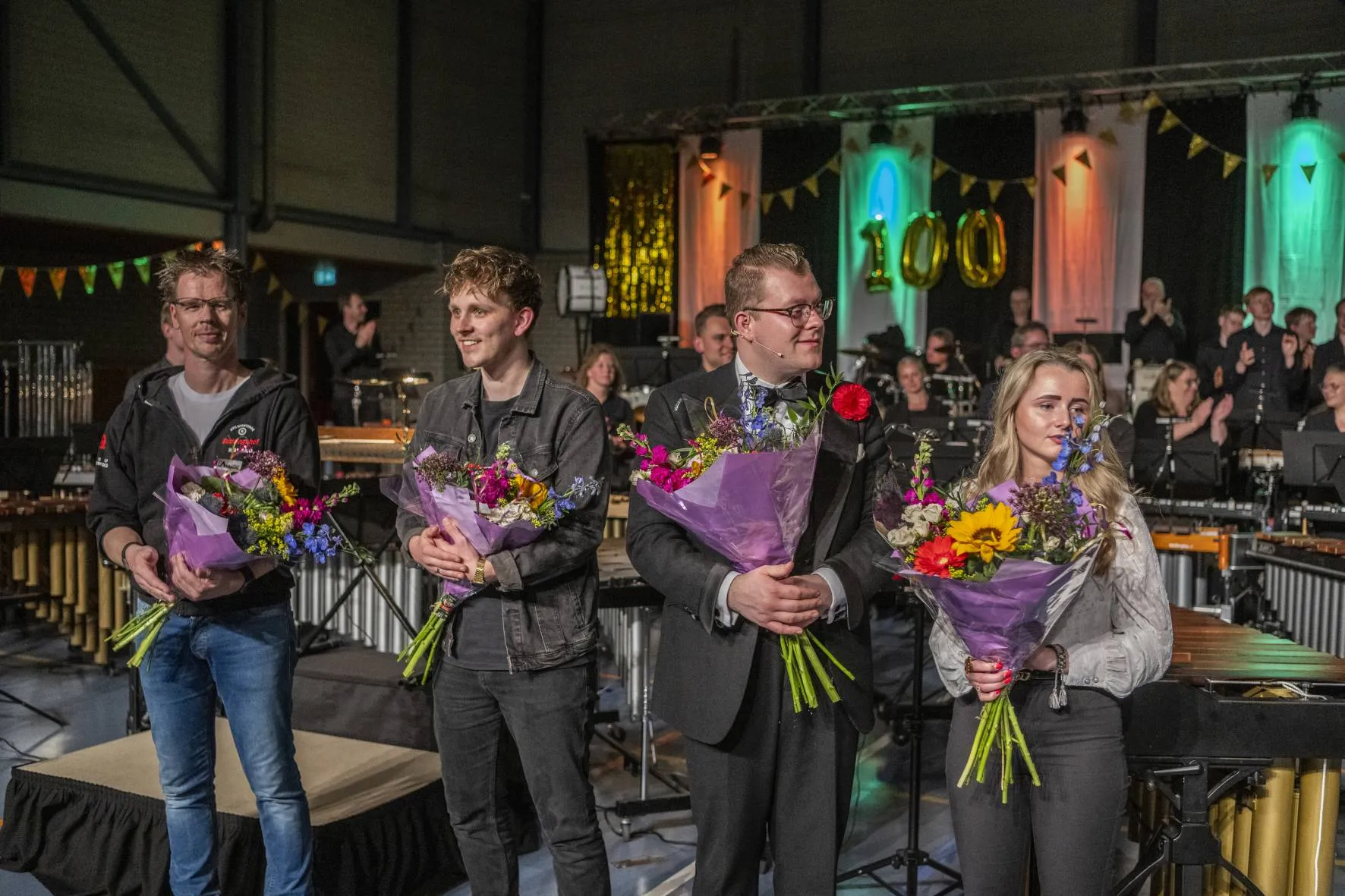 Muziekvereniging Sempre Sereno start eeuwfeest op prachtige wijze