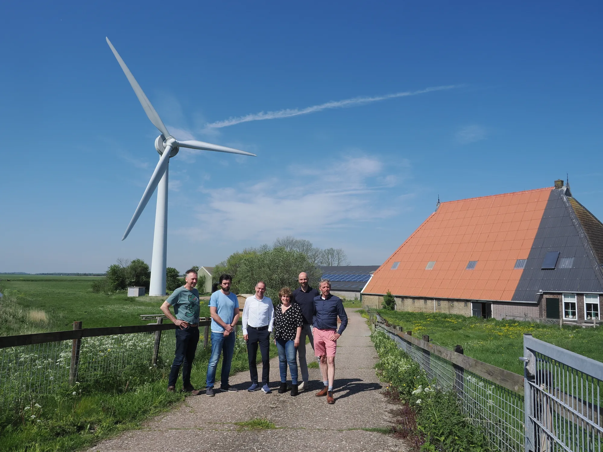 foto eigen warmte balk windturbines gaan mogelijk stroom leveren aan warmtenet balk