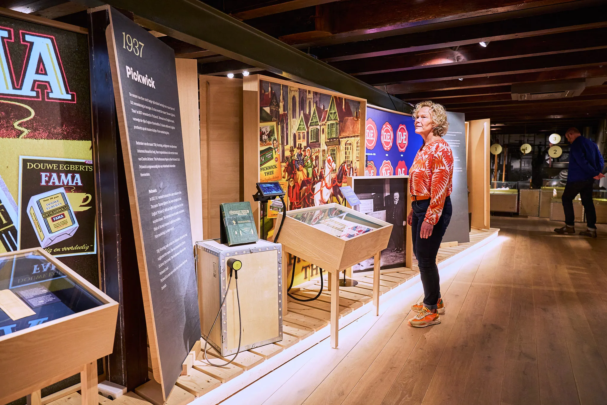De vernieuwde Douwe Egberts-expositie. Foto Erikjan Koopmans