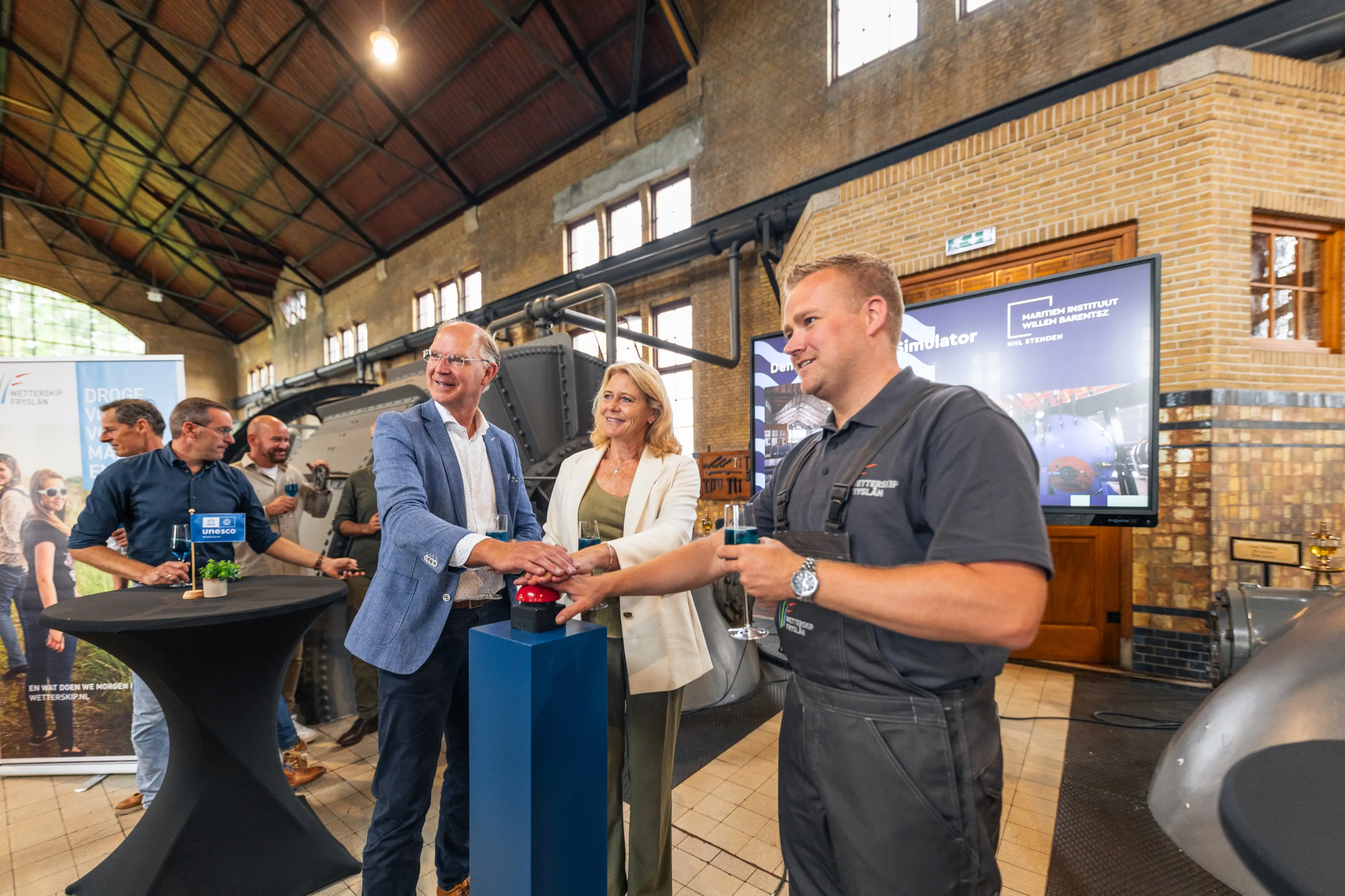 Persmoment simulator Woudagemaal - Niels Remigius