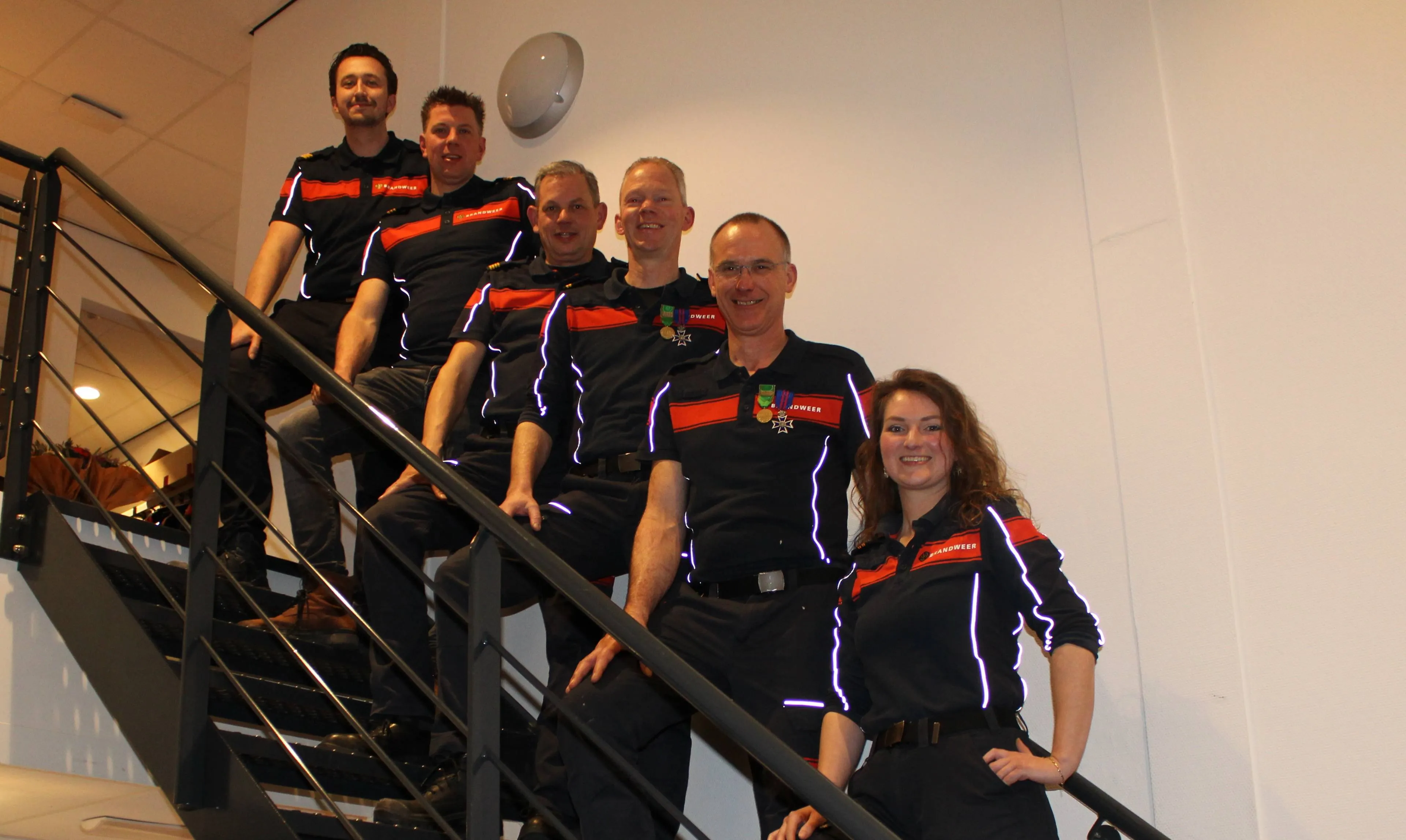 Groepsfoto jubilea en diploma