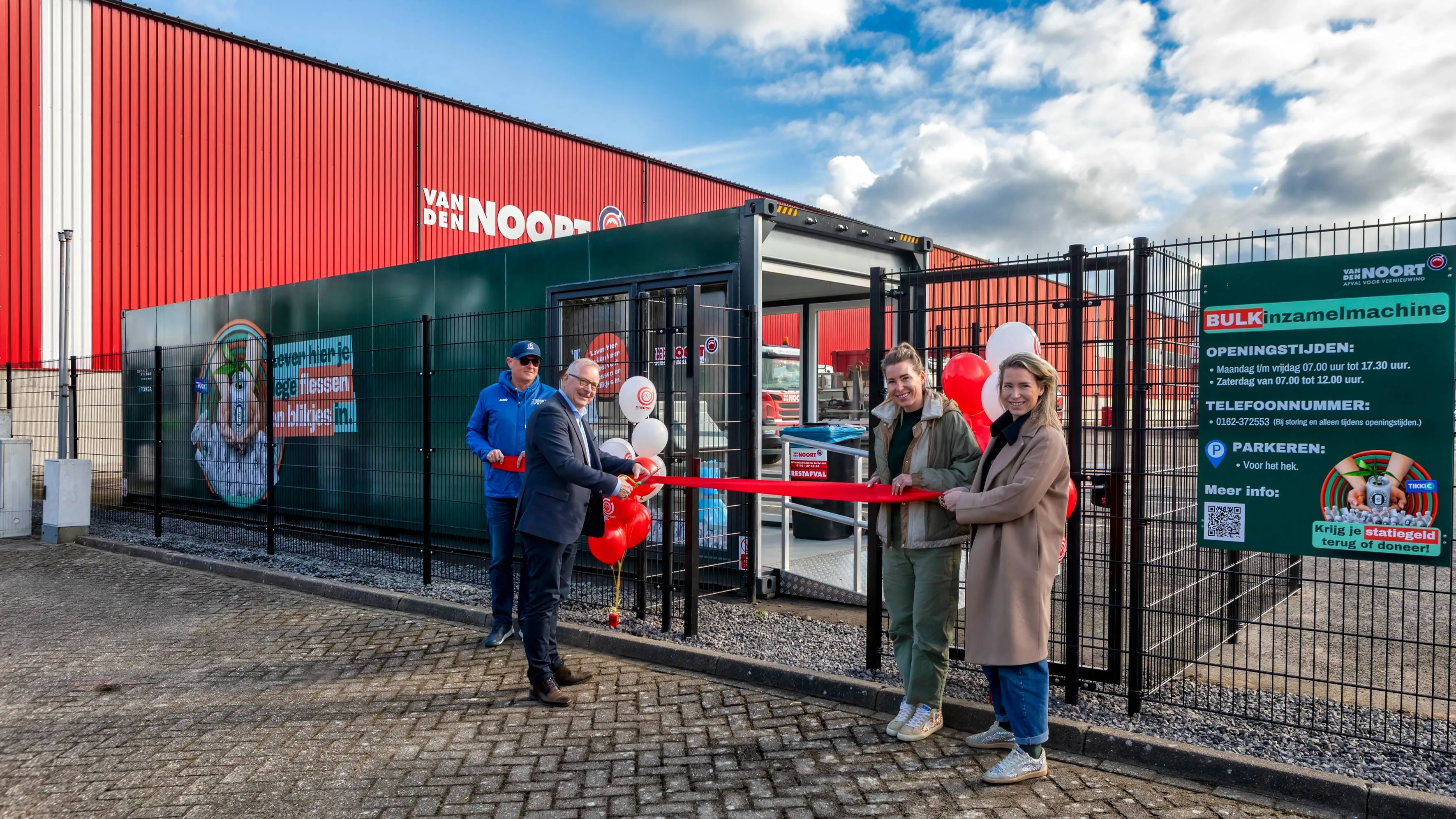 opening bulkinzamelmachine van den noort