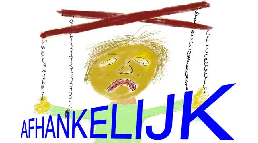 afhankelijk