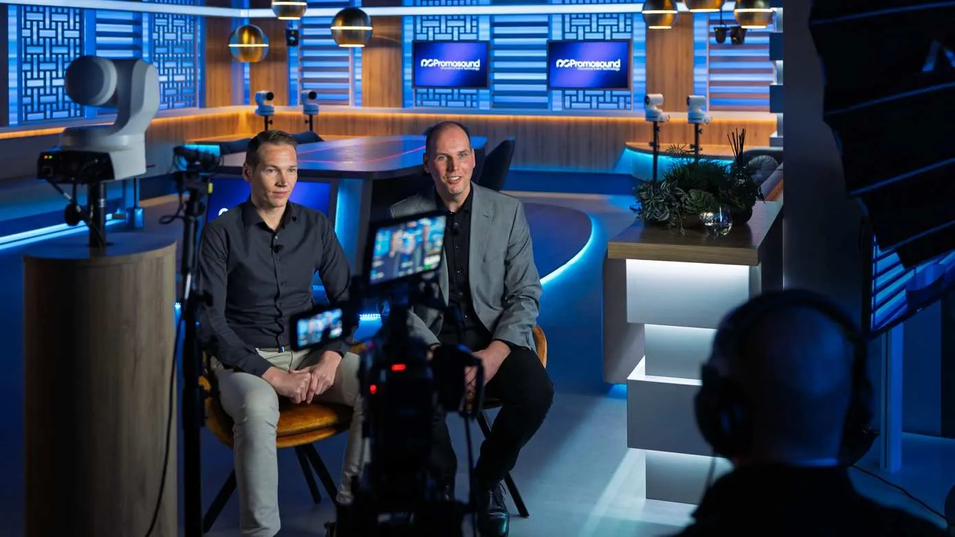 Promosound eigenaren Frans Willem Wichers (links) en Rob Wichers