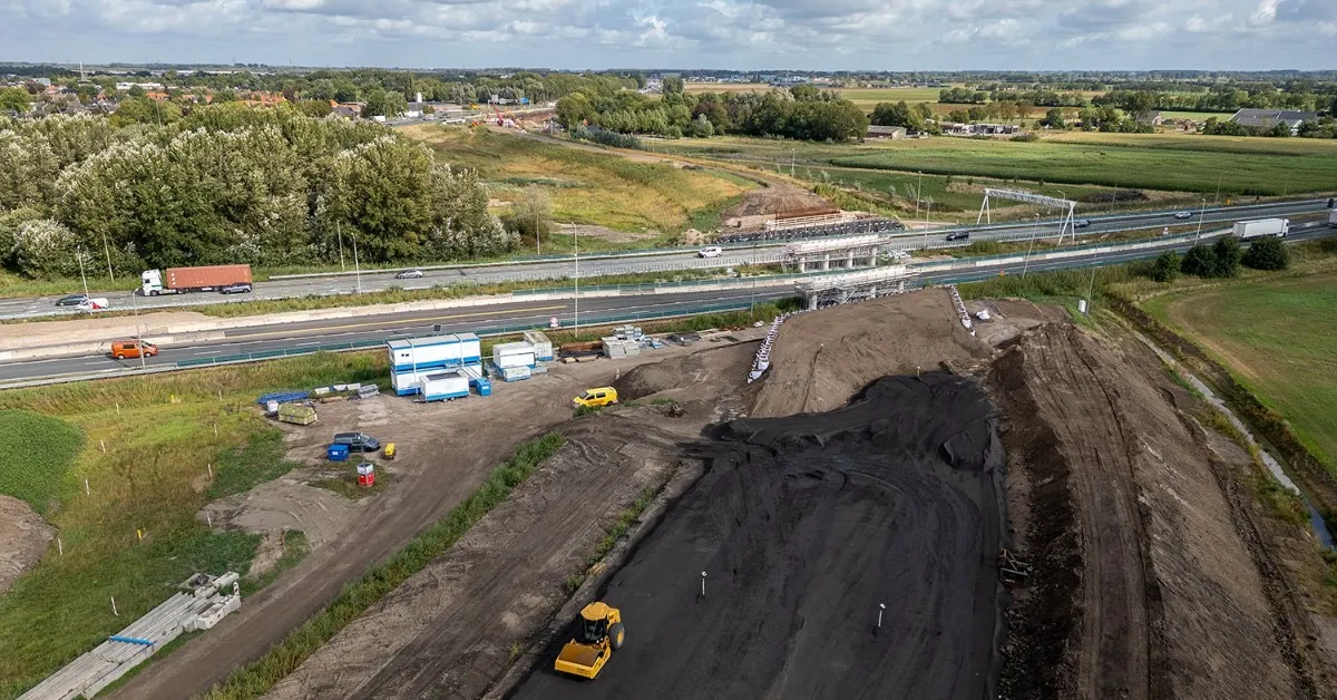 Locatie nieuwe viaduct A59