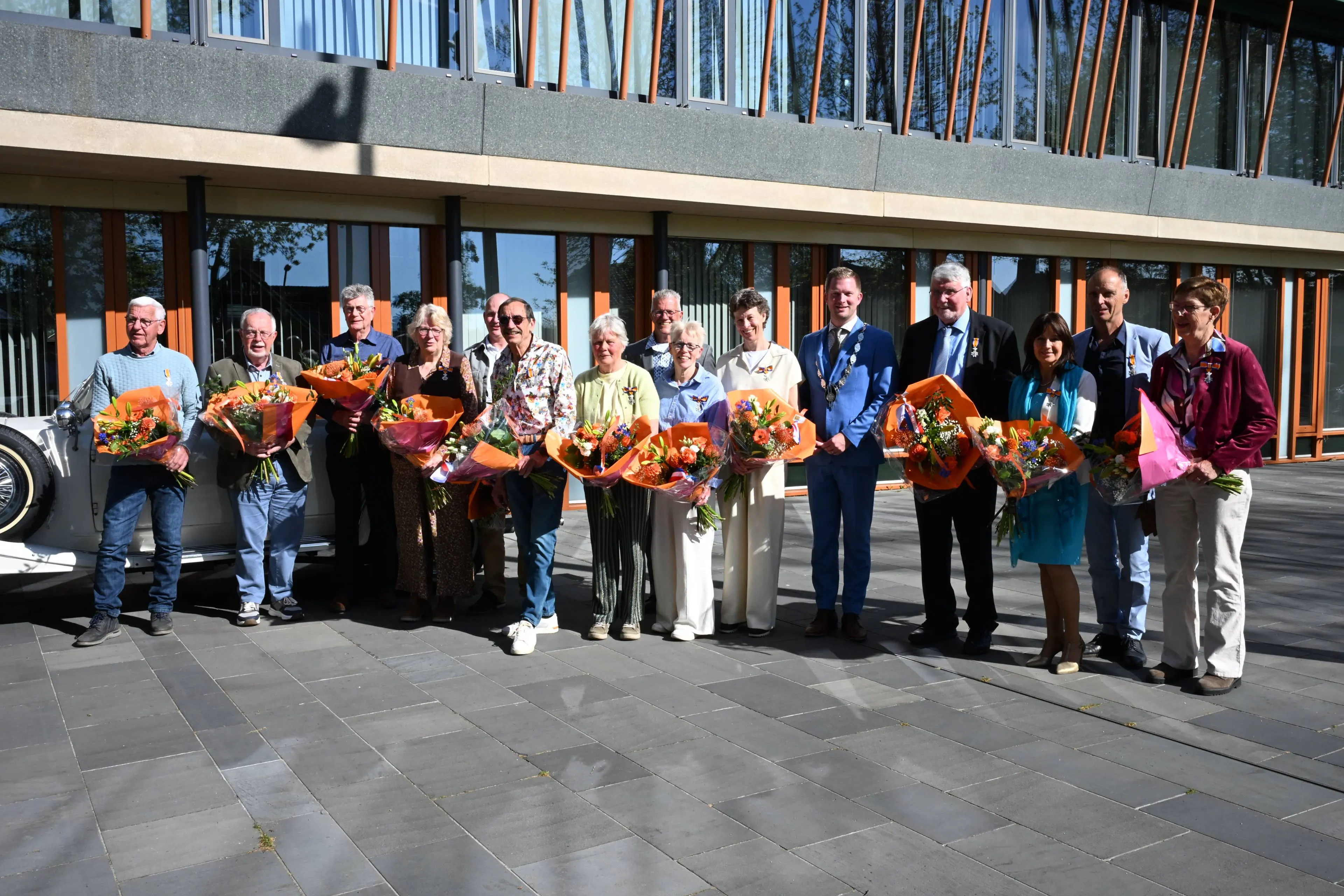 Groepsfoto - Lintjesregen Drimmelen