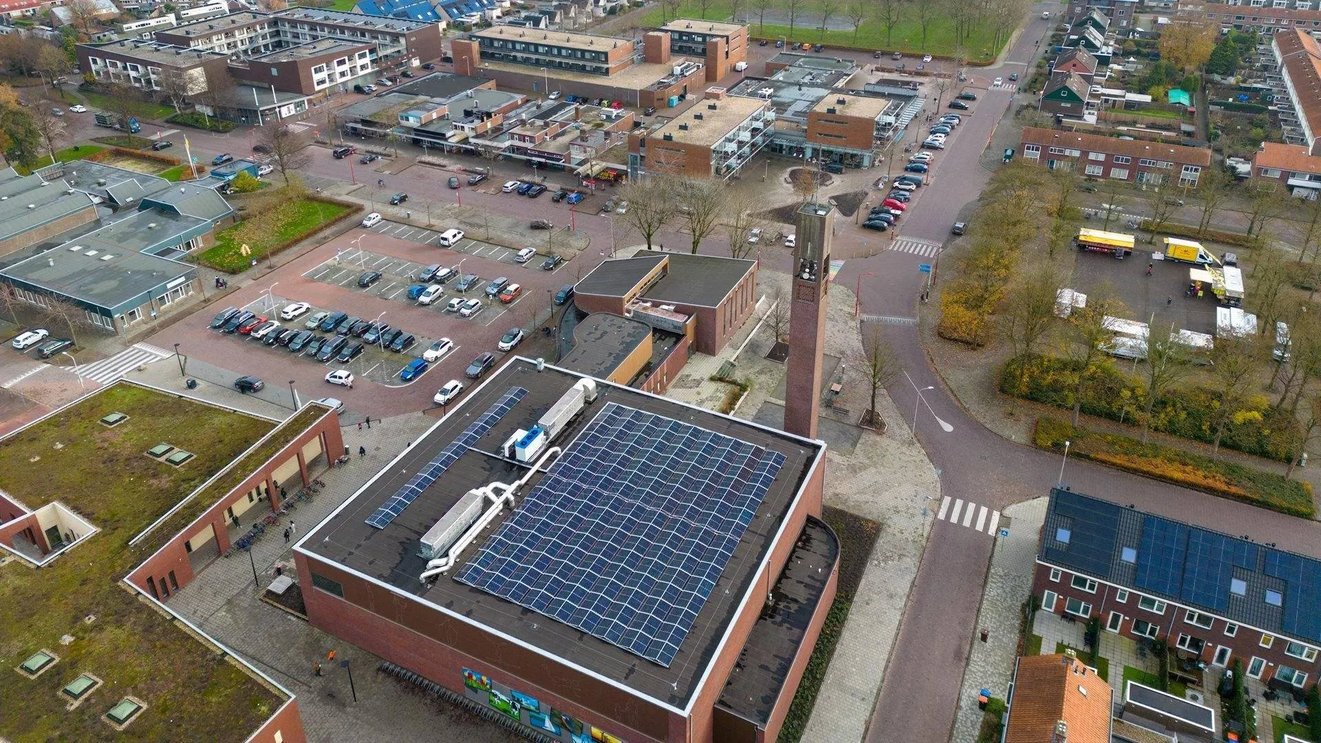 Luchtfoto Biddinghuizen (© prov Flevoland)