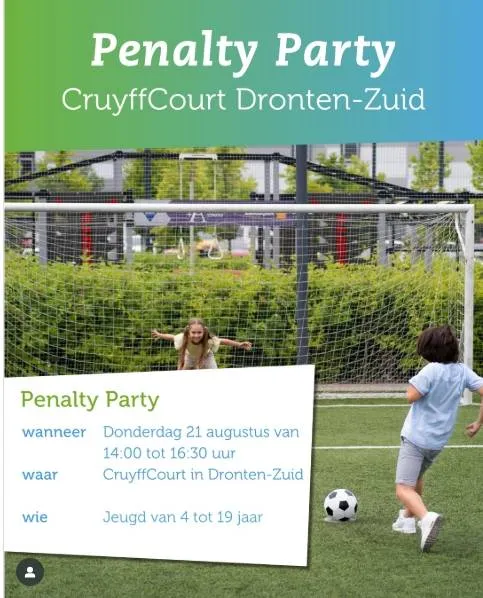 Penalty Party (Sport in Dronten Instagram)