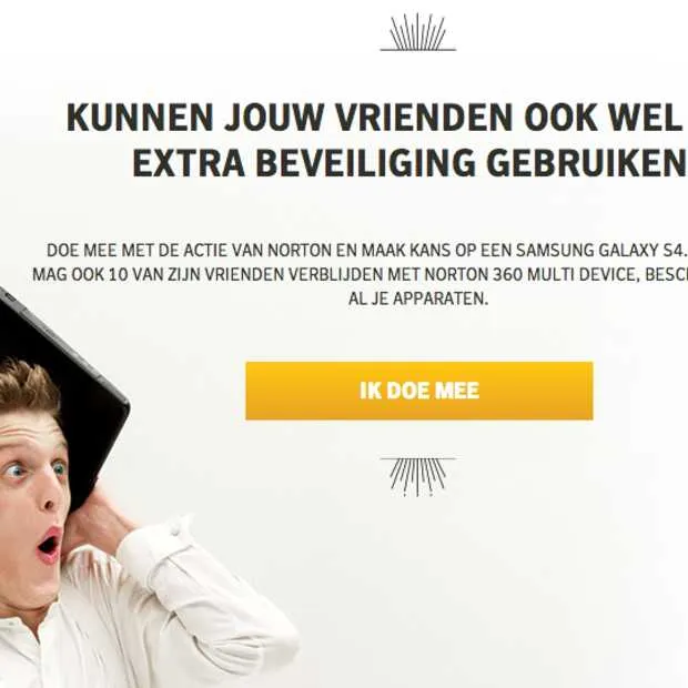 beveilig je vrienden en maak kans op een