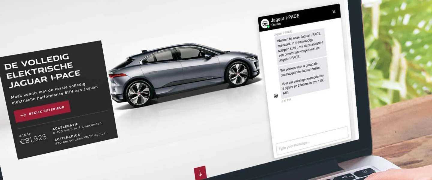 chatbot jaguar adeptiv