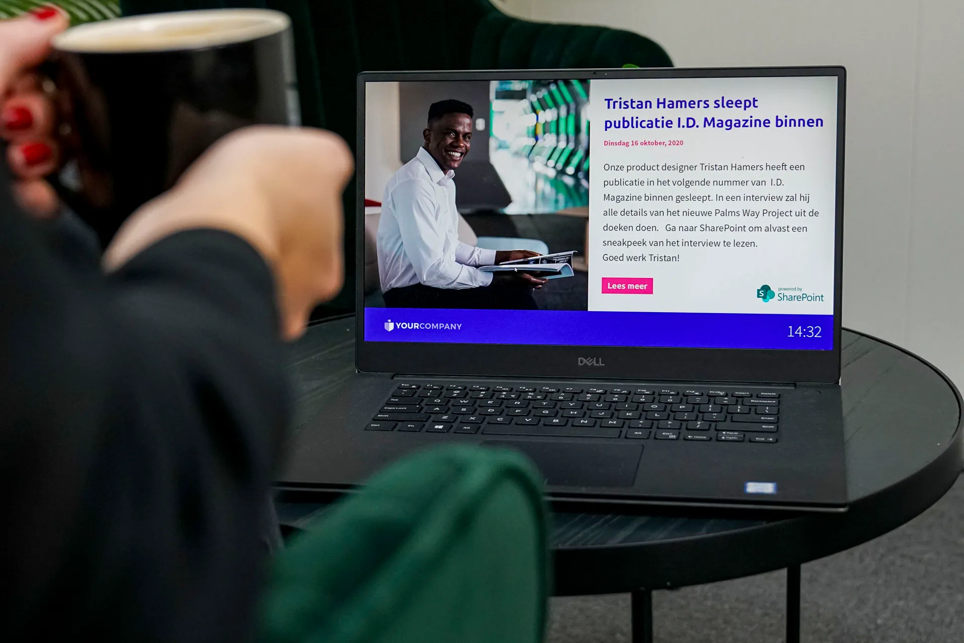 corporate screensaver employee engagement nl